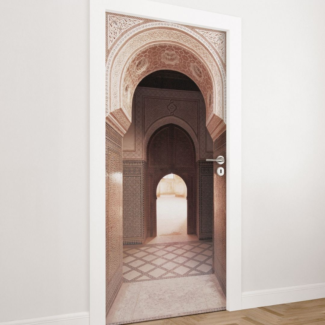 Türfolie Orientalisches Tor mit Mosaiken - Sisi & Seb - Selbstklebende Türdeko