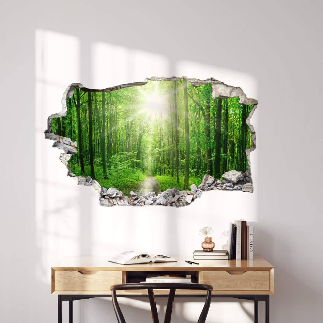 3D Wandtattoo Sunny Forest