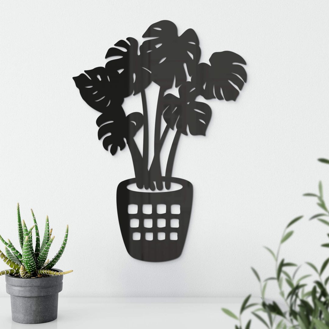 Acryldeko Monstera Pflanze - trenddeko.ch