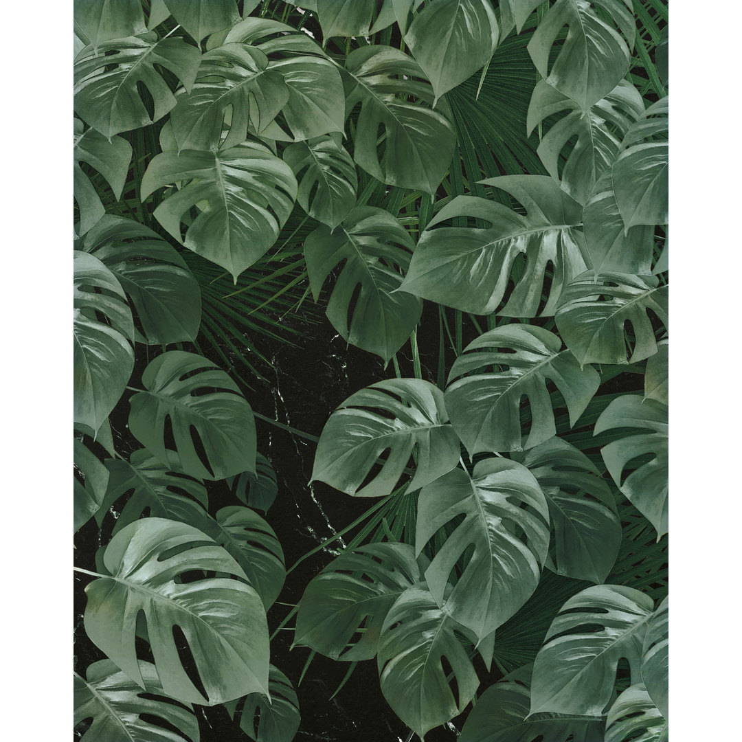 Vliestapete Monstera on Marble (P035-VD2) von Komar
