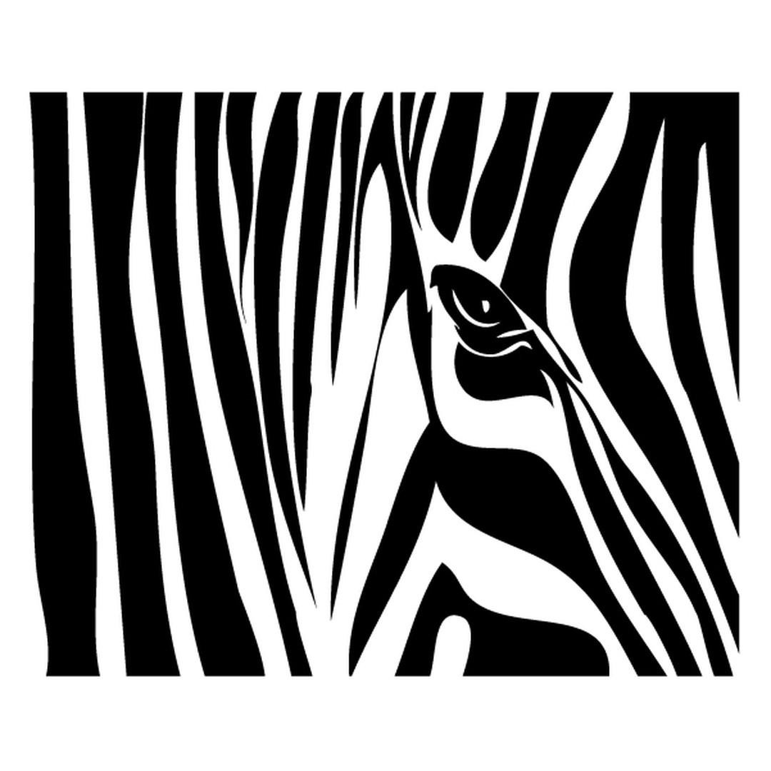 Wandtattoo Zebrastreifen