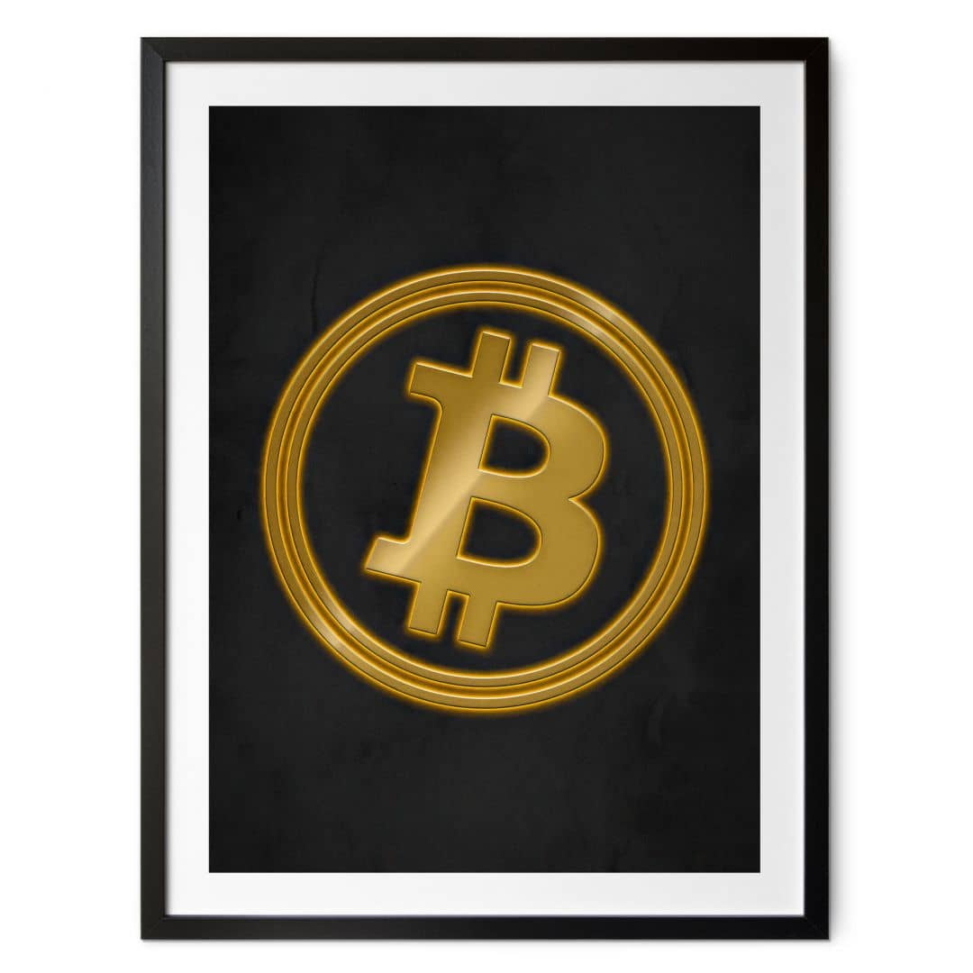 Poster Bitcoin Logo