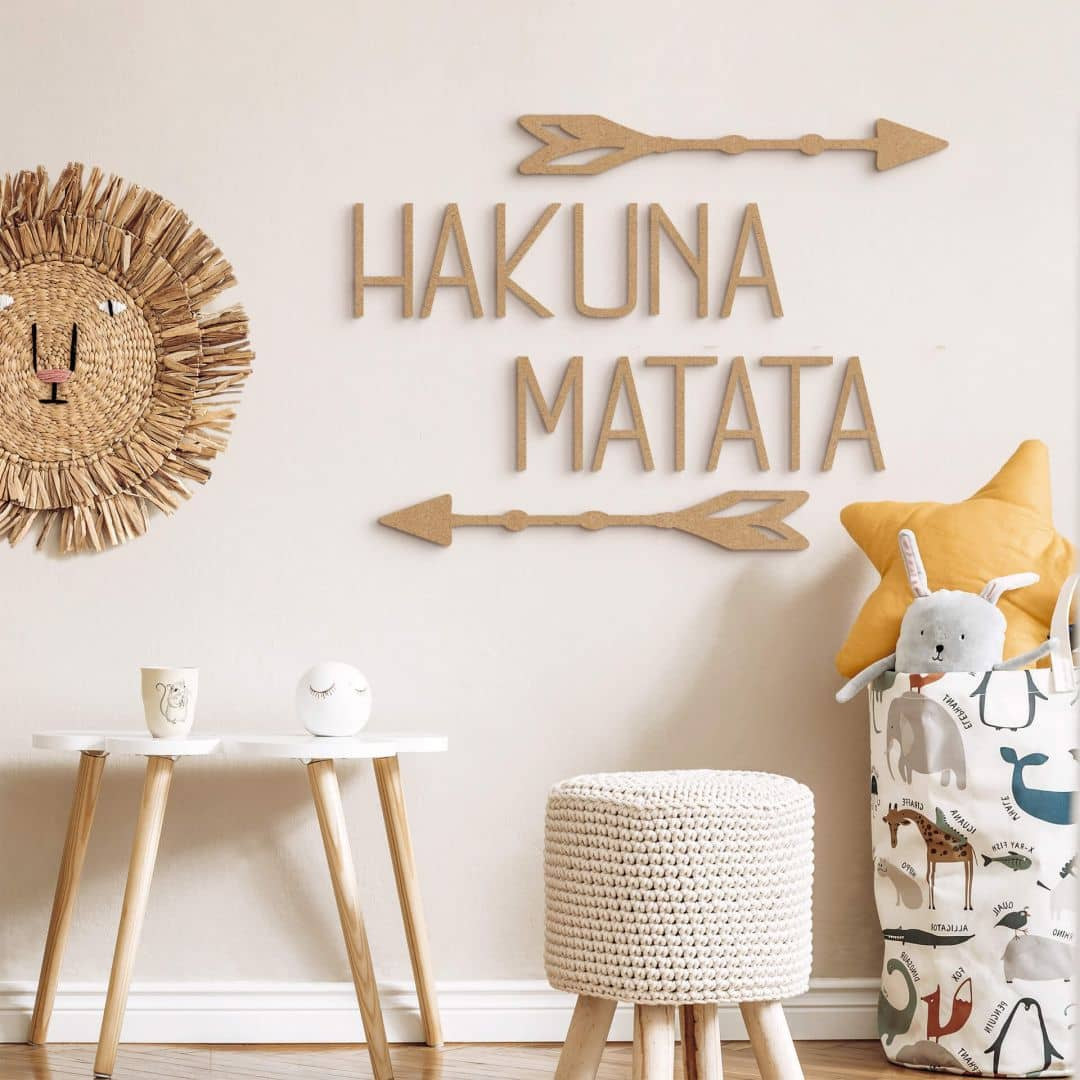 Erstaunlich Hakuna Matata Wanddeko Ebenbild