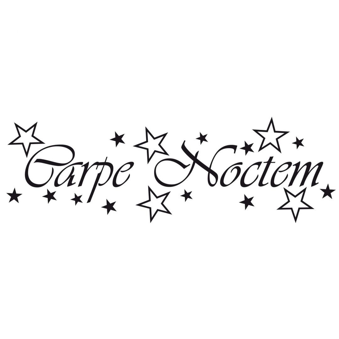 Wandtattoo Carpe Noctem 1 - trenddeko.ch