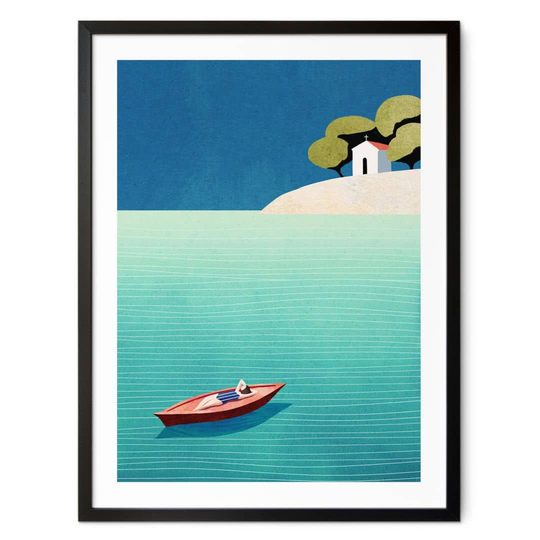 Poster Siesta im Sommer - Rivers