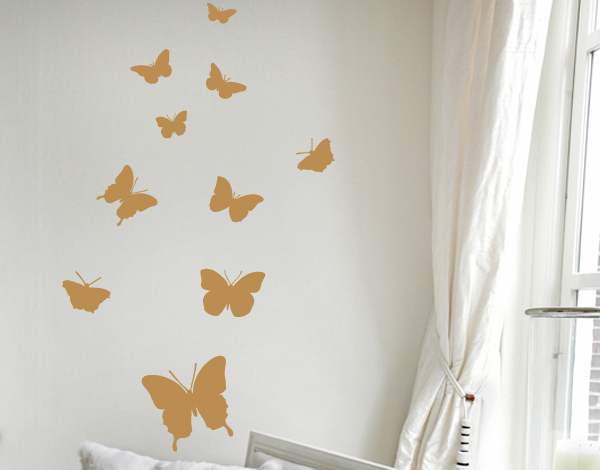 Wandtattoo Schmetterling