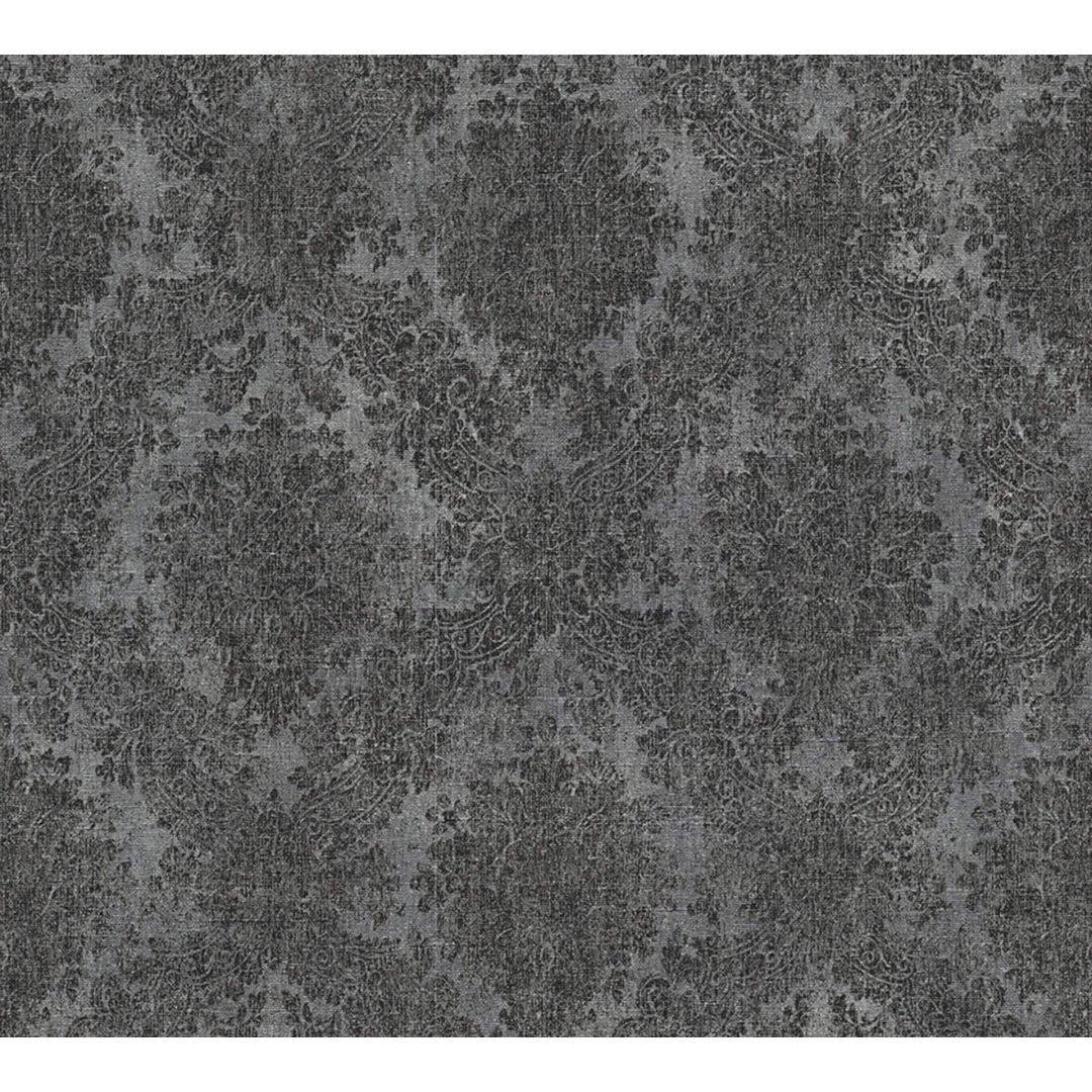 A.S. Création Tapete Secret Garden grau, metallic, schwarz