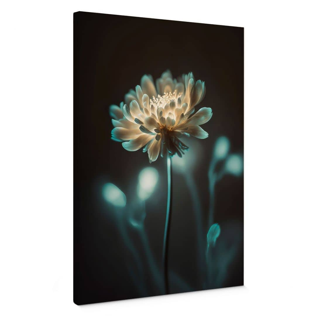 Leinwandbild Leuchtendes Blütenherz - Treechild