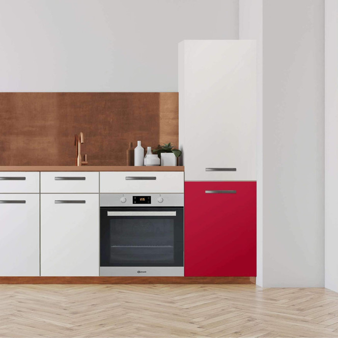 Klebefolie - Hochschrank (60x80cm) - Rot Dark- Bild 1