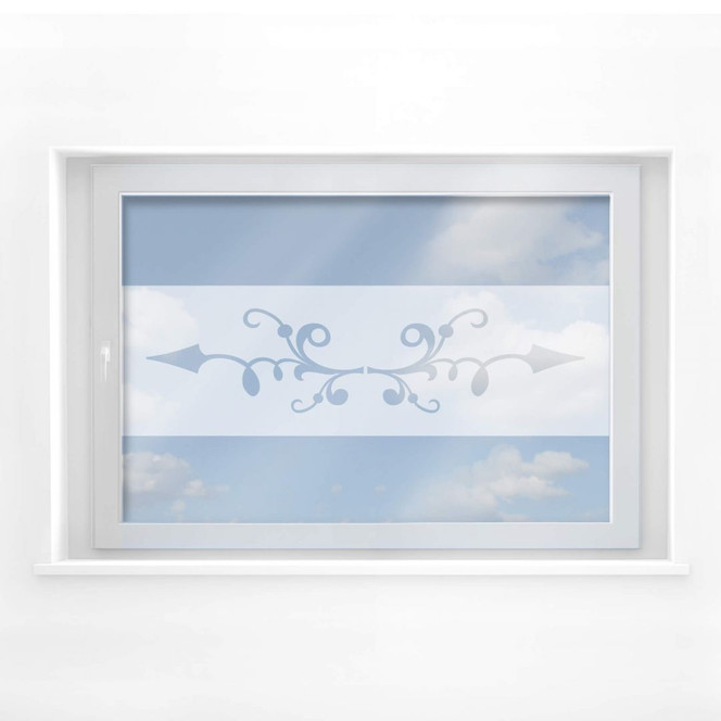 Milchglasfolie Flourish