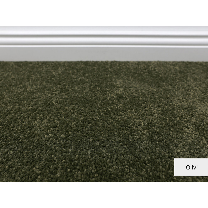 Nassau Softflor Teppichboden Meterware in Oliv
