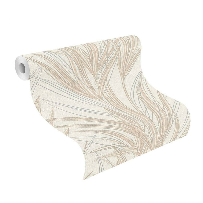 Rasch Vliestapete, Mustertapete Welcome Home mittelbeige