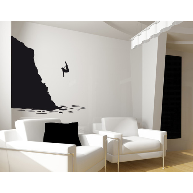 Wandtattoo Felsenspringer
