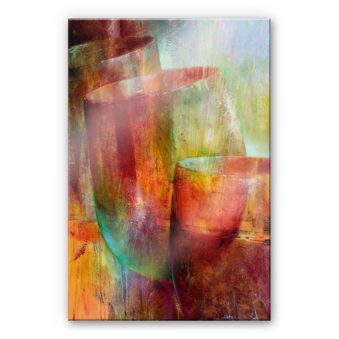 Acrylglasbild Schmucker - Zwei Gläser