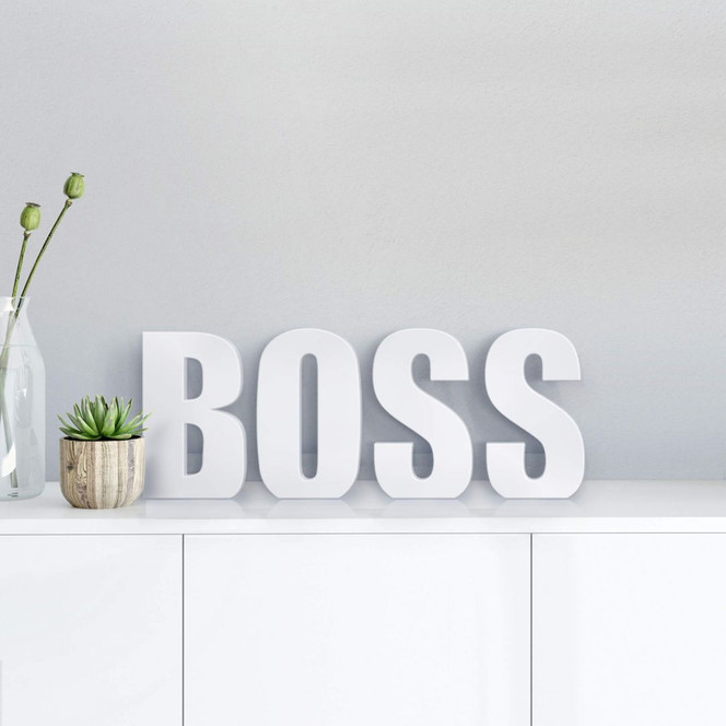 Dekobuchstaben 3D BOSS