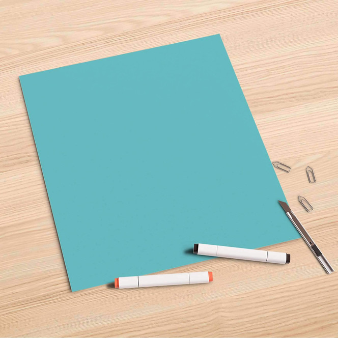 Folienbogen (30x30cm) - Türkisgrün Light- Bild 1