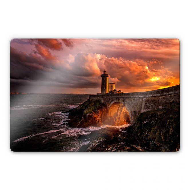 Glasbild Denis - Sun is down