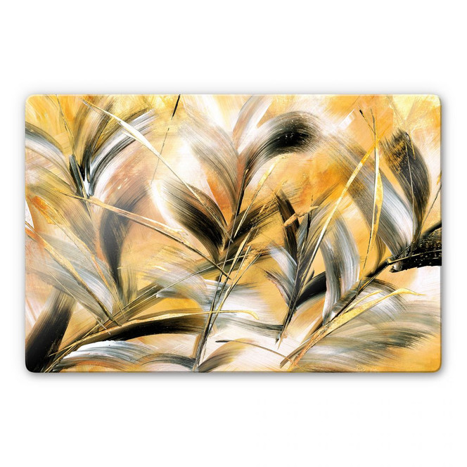 Glasbild Niksic - Gräser