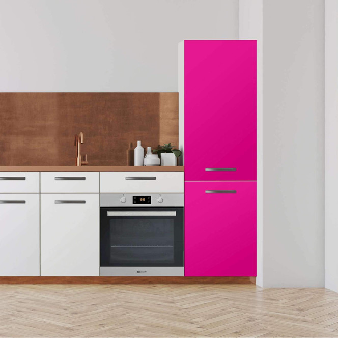 Klebefolie - Hochschrank (60x200cm) - Pink Dark- Bild 1
