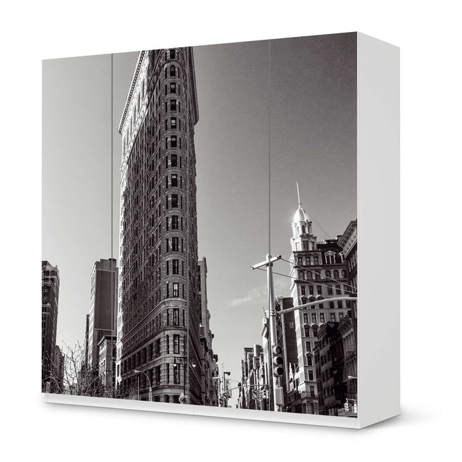 Klebefolie IKEA Pax Schrank 201cm Höhe - 4 Türen - Manhattan- Bild 1
