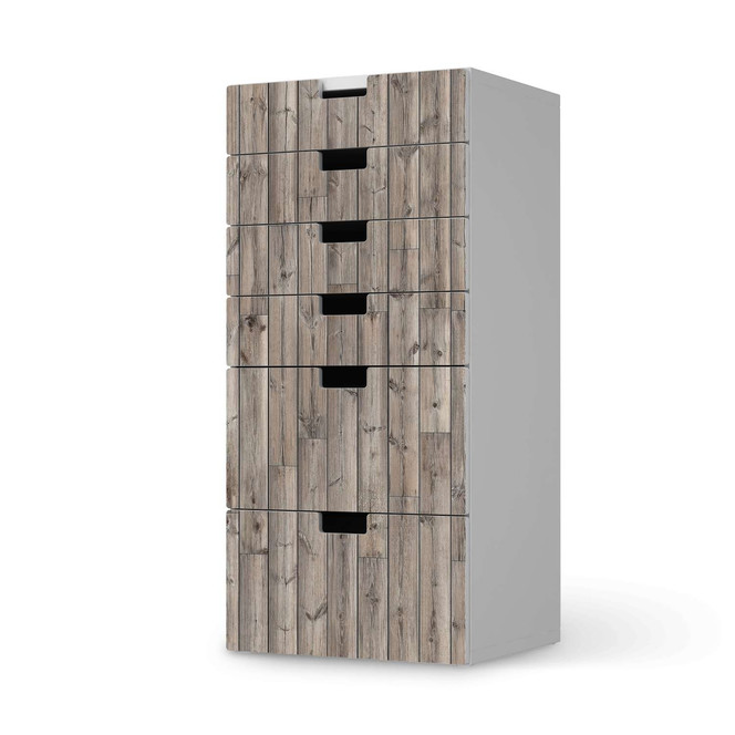 Klebefolie IKEA Stuva / Malad Kommode - 6 Schubladen - Dark washed- Bild 1