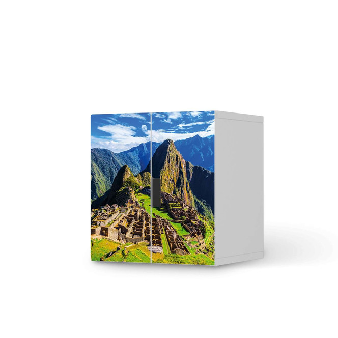 Möbelfolie IKEA Stuva / Malad Schrank - 2 kleine Türen - Machu Picchu- Bild 1