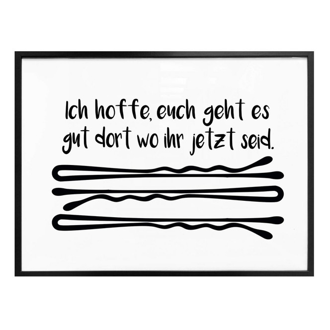 Poster - Ich hoffe euch geht es gut