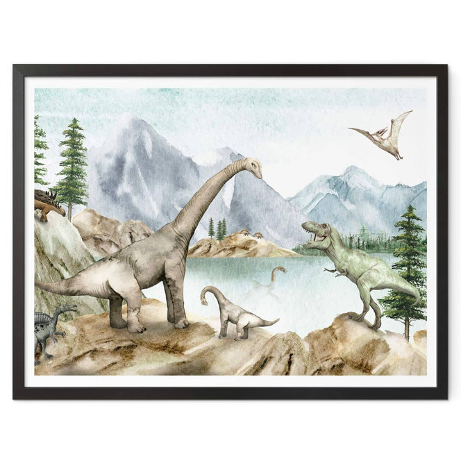 Poster Kikki Belle - Dinowelt
