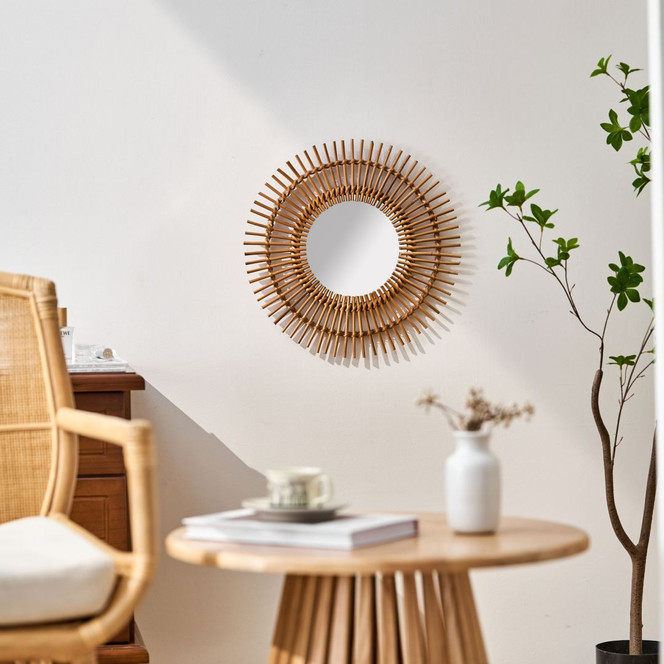 Wandspiegel rund Boho - Tunis - Ø 40 cm
