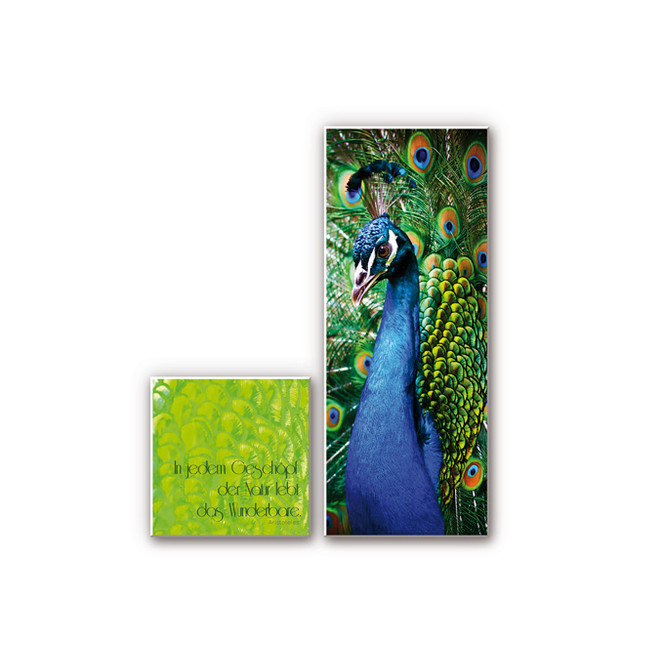 Hartschaumbild In jedem Geschöpf der Natur (2-teilig)