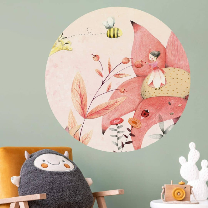 Kinderzimmer Wandtattoo Loske - Däumelinchen 01 - Rund
