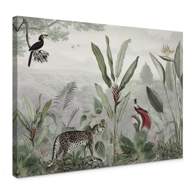 Leinwandbild Sir Edward - Tempel in den Tropen