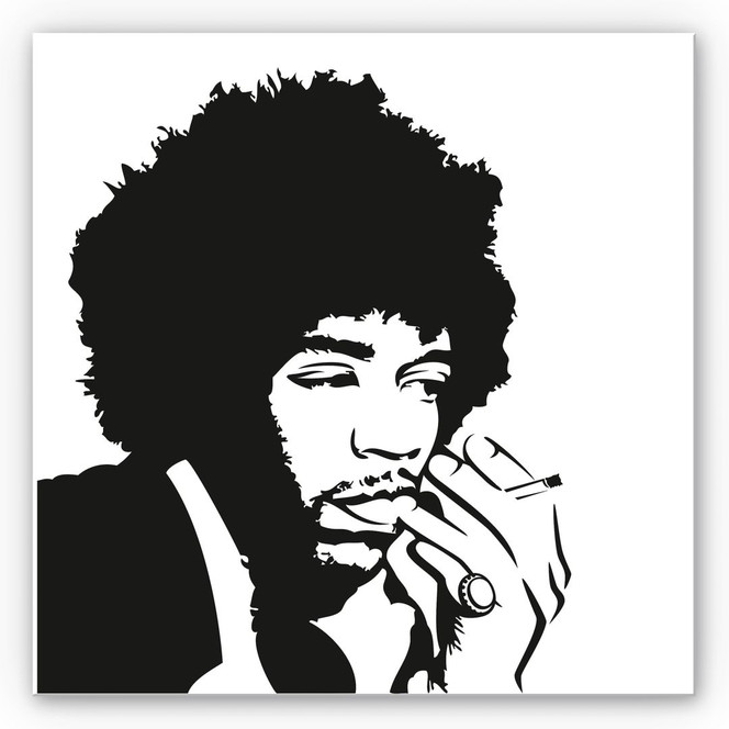 Wandbild Jimi Hendrix
