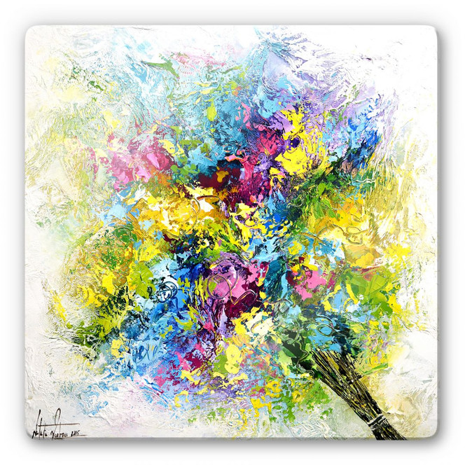 Glasbild Fedrau - Lass Blumen sprechen 02