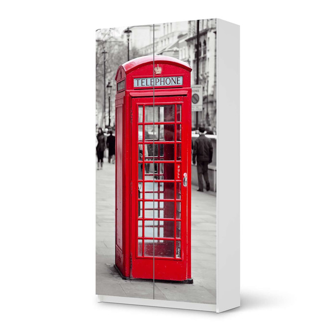 Klebefolie IKEA Pax Schrank 201cm Höhe - 2 Türen - Phone Box- Bild 1