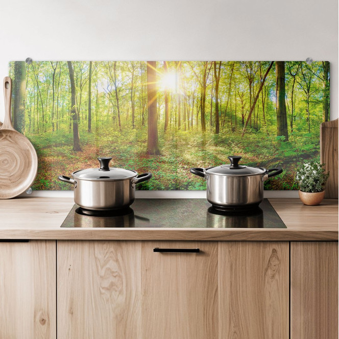 Spritzschutz - Tief im Wald - Panorama