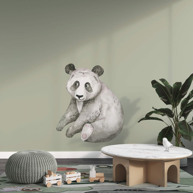 Wandtattoo Sitzender Panda - Kvilis