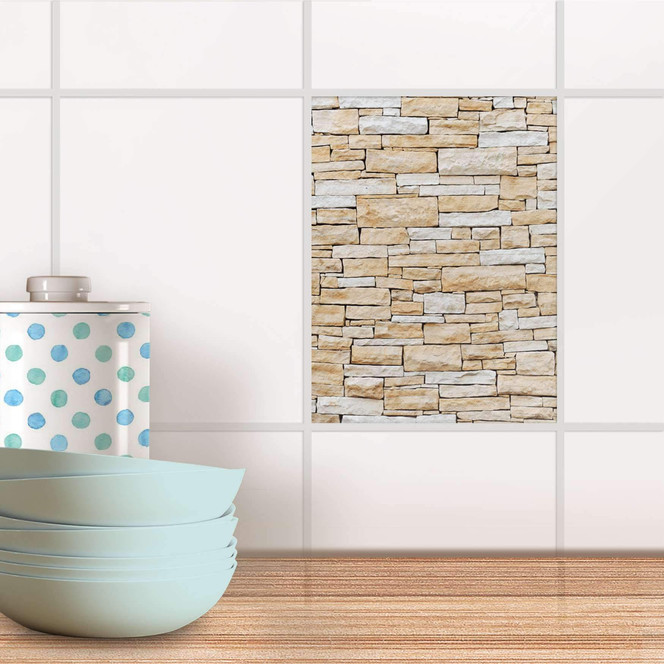 Fliesensticker - Sandstein