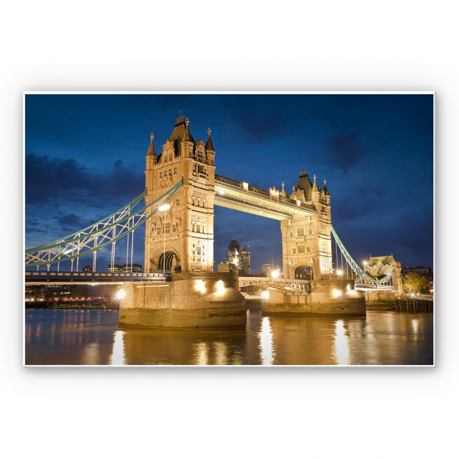Hartschaumbild Tower Bridge in London