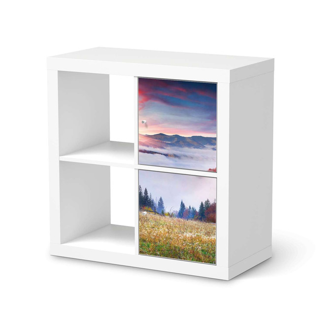 Klebefolie IKEA Expedit Regal 2 Türen (hoch) - Herbstwald- Bild 1