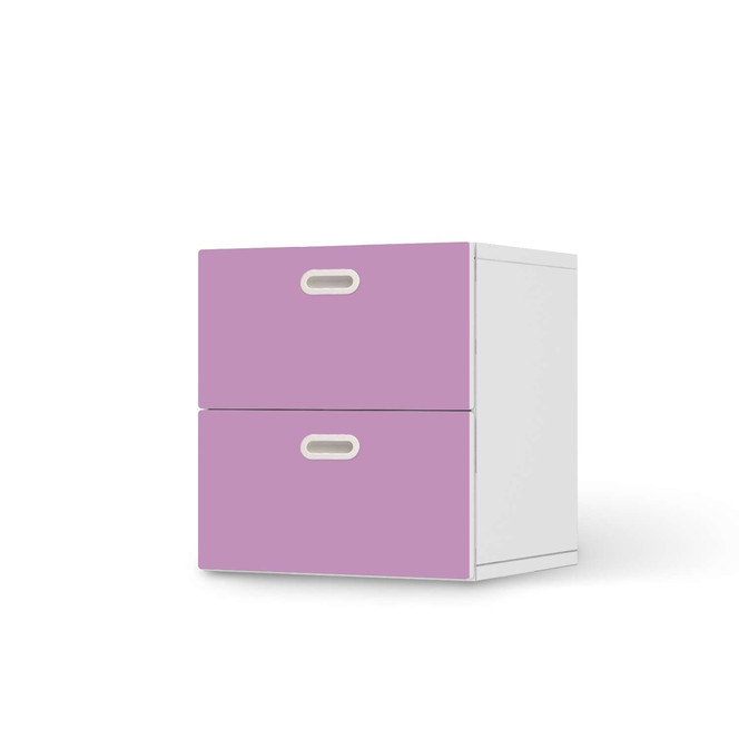 Klebefolie IKEA Stuva / Fritids Kommode - 2 Schubladen - Flieder Light- Bild 1