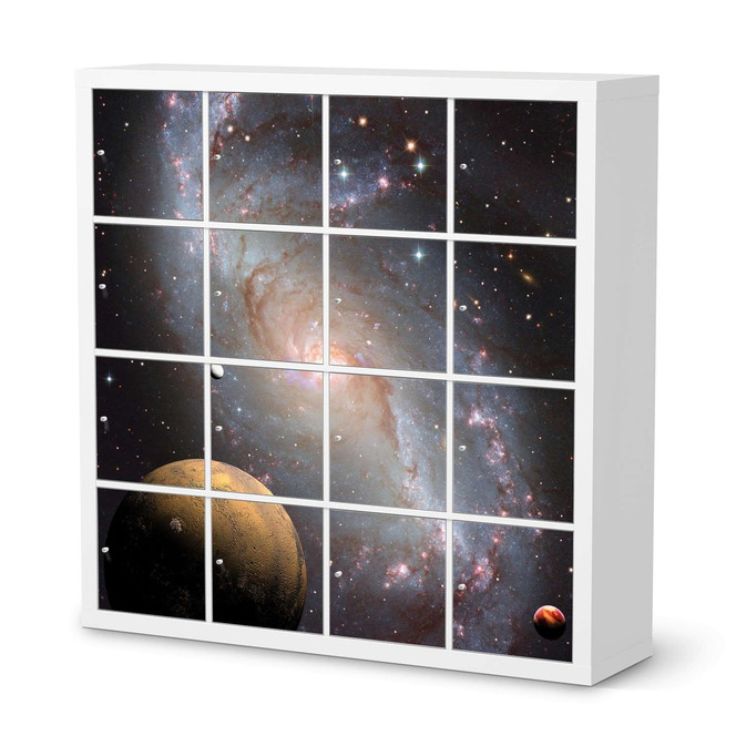 Möbelfolie IKEA Expedit Regal 16 Türen - Milky Way- Bild 1