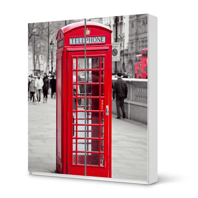 Möbelfolie IKEA Pax Schrank 236cm Höhe - Schiebetür - Phone Box- Bild 1
