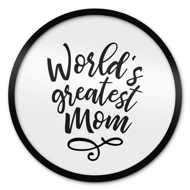 Poster World's greatest Mom - Rund