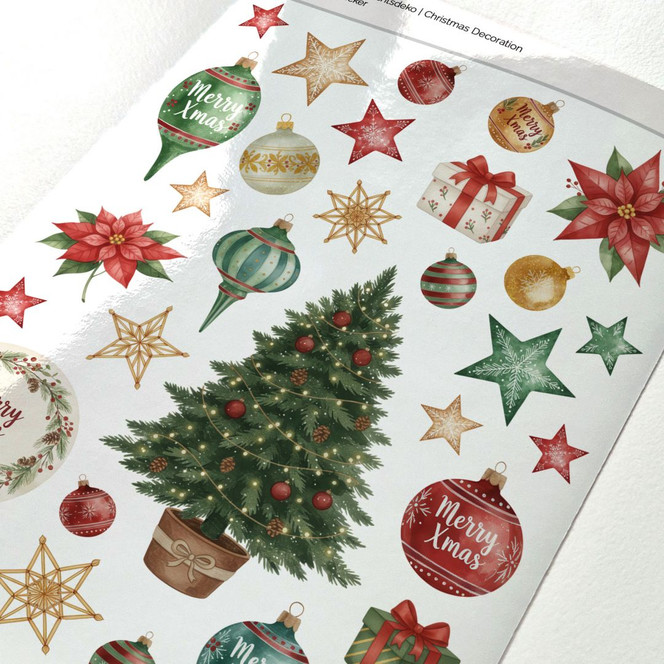 Sticker Weihnachtsdeko