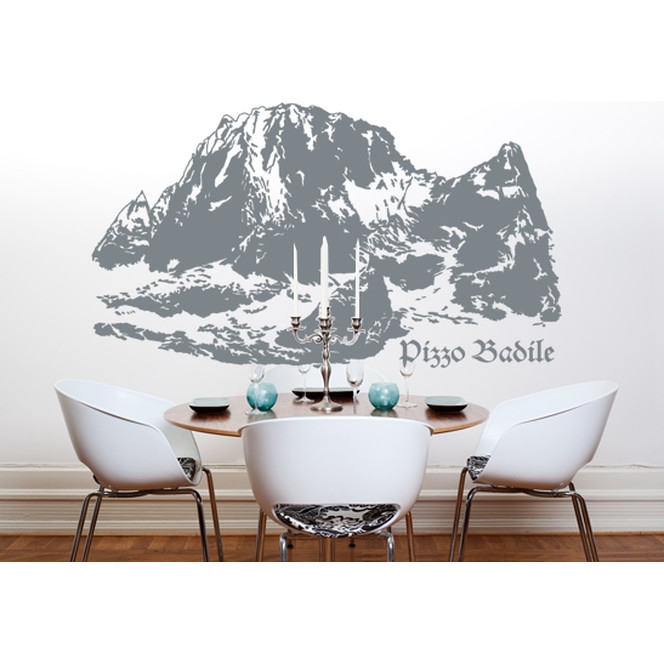 Wohnansicht - Wandtattoo Pizzo Badile
