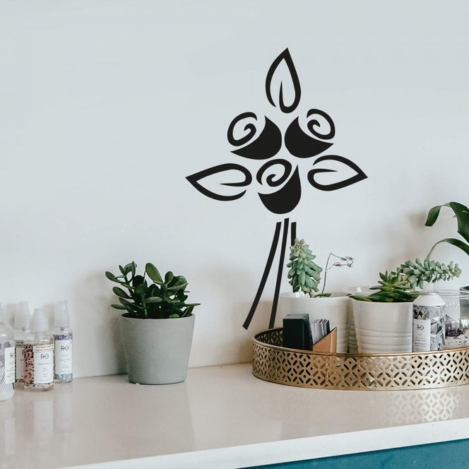 Wandtattoo Rosenstrauss