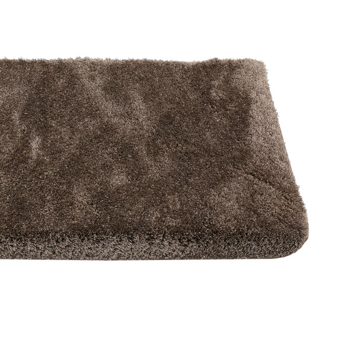 Yuki Paspel Stufenmatte Rechteckig Wunschmass in Coffee