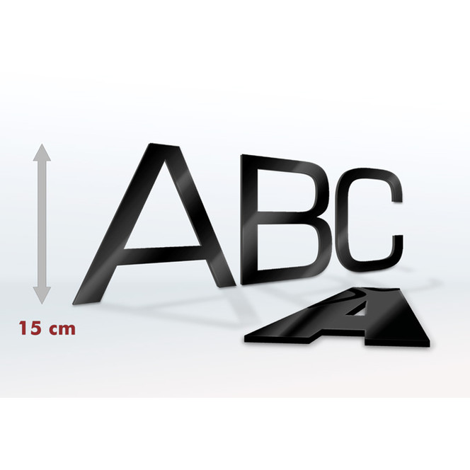 Acrylglas Buchstaben 15 cm Buchstabenhöhe