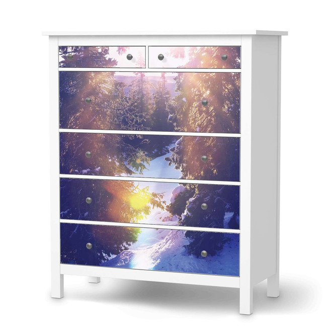 Klebefolie IKEA Hemnes Kommode 6 Schubladen - Lichtflut- Bild 1